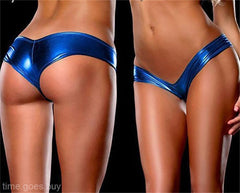 Kaamastra Hot Sexy Metallic Underwear Blue