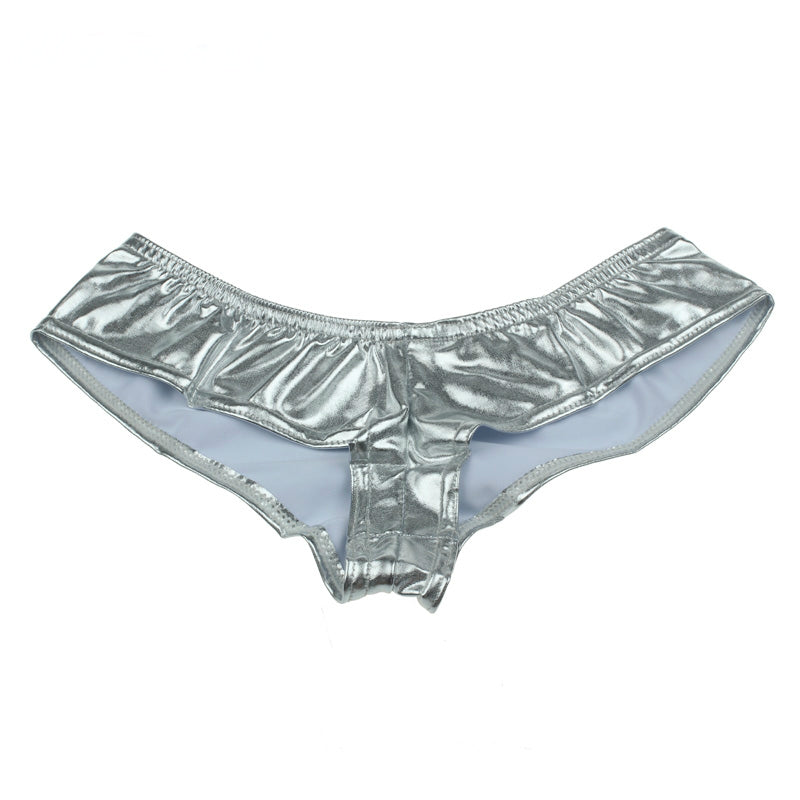 Kaamastra Hot Sexy Metallic Underwear Silver