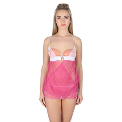 Kaamastra sheer lace see through baby doll for women