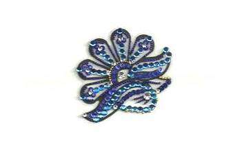 ThE Blue Half Flower Body Jewel