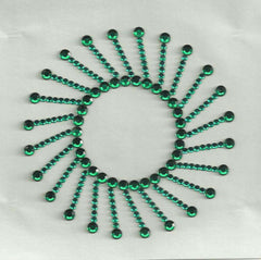 The Green Crystal Navel Jewel